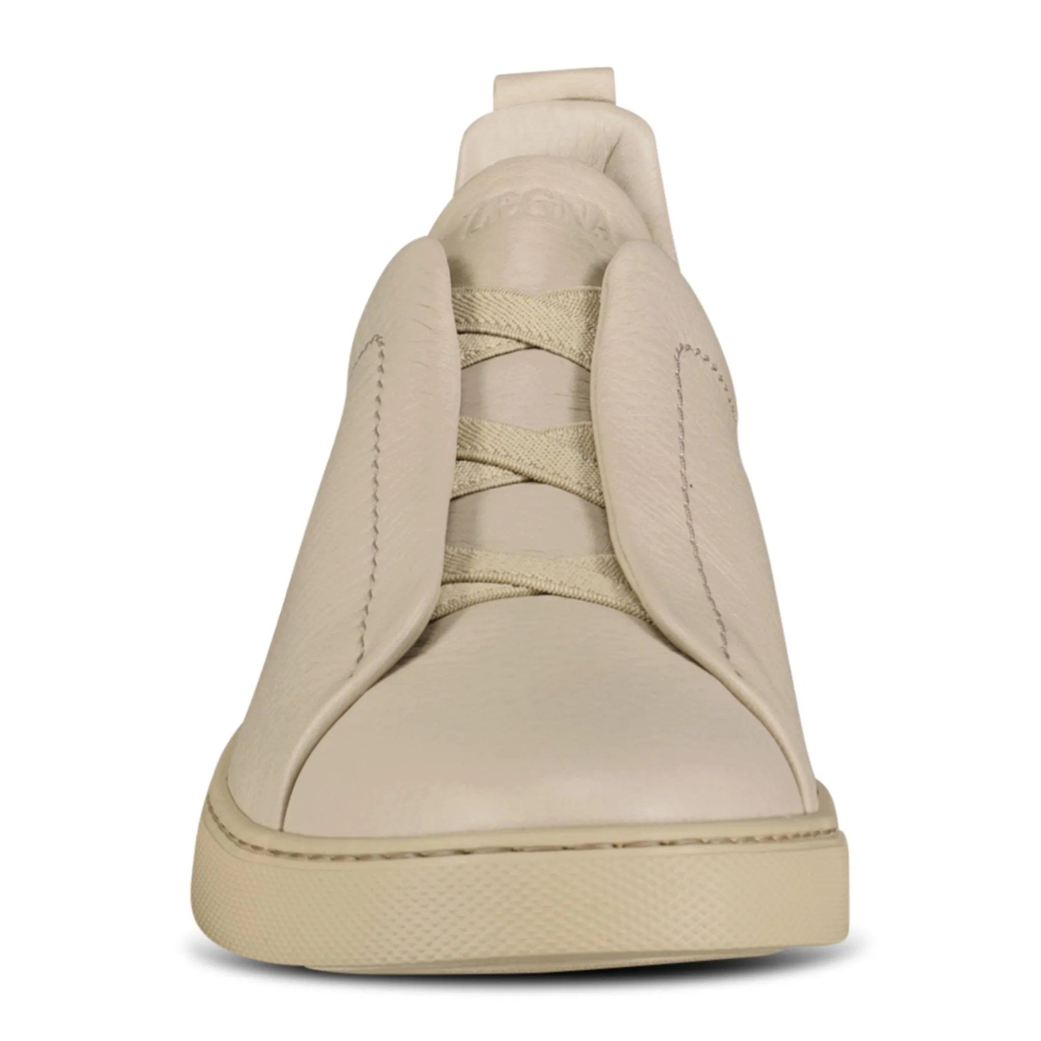 Triple Stitch Trainers Beige Deerskin