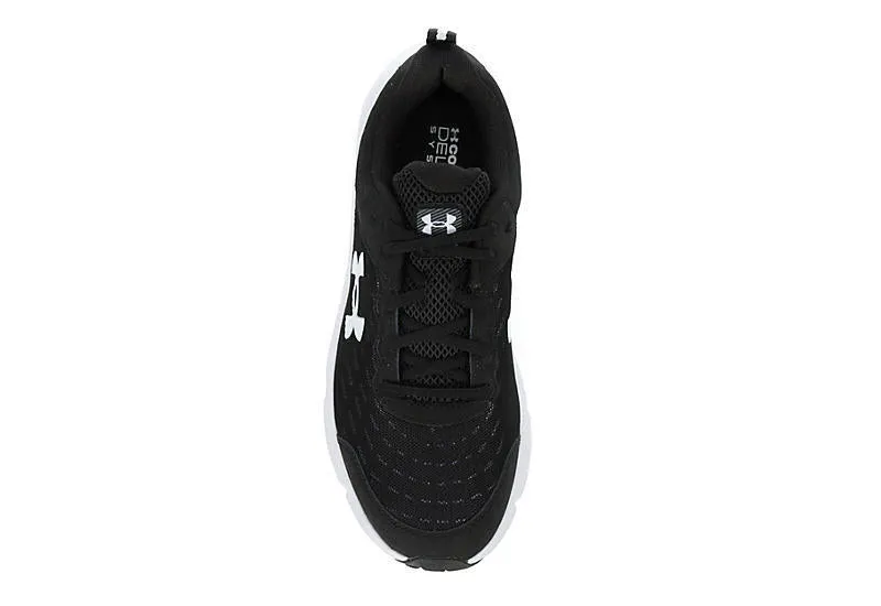 Under Armour Charged Assert 10 Men's Running Shoes Black Black White 3026175 001