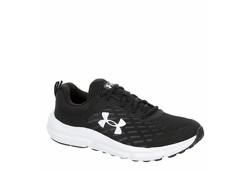 Under Armour Charged Assert 10 Men's Running Shoes Black Black White 3026175 001