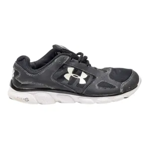UNDER ARMOUR Micro Sneaker Trainers Black Synthetic Mens UK 7
