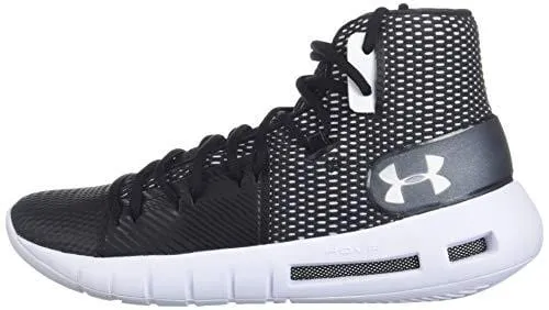 Under Armour Women's Drive 5 Basketball Shoe, Black (001)/White, 10