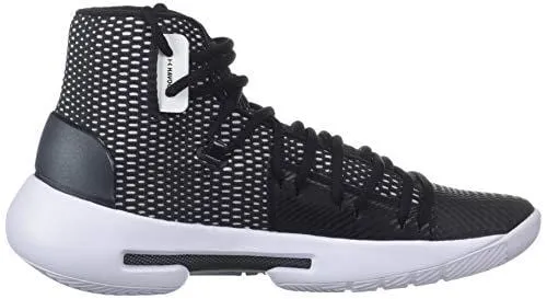 Under Armour Women's Drive 5 Basketball Shoe, Black (001)/White, 10