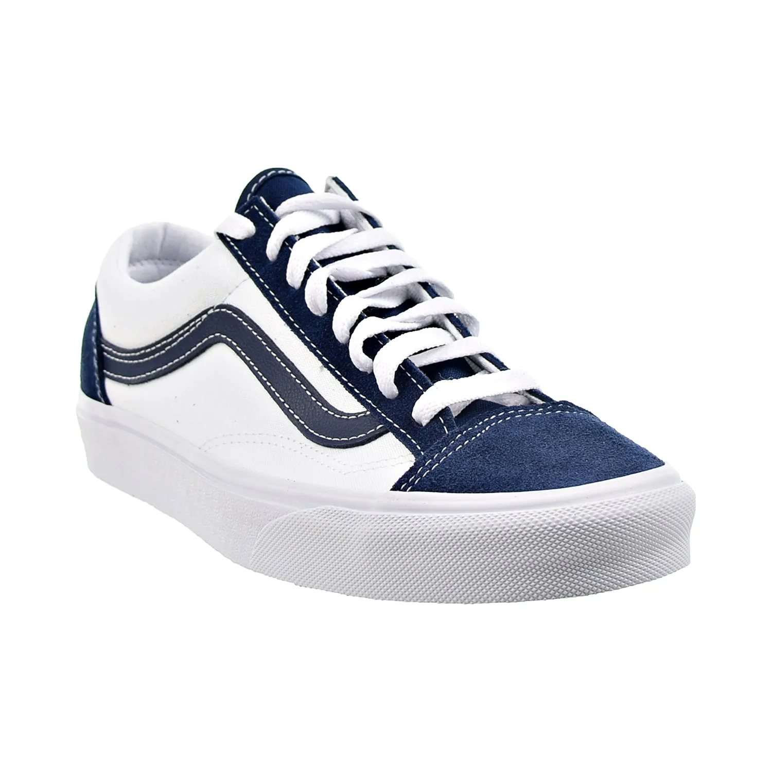 Vans Classic Style 36 Men's Shoes White-Blue
