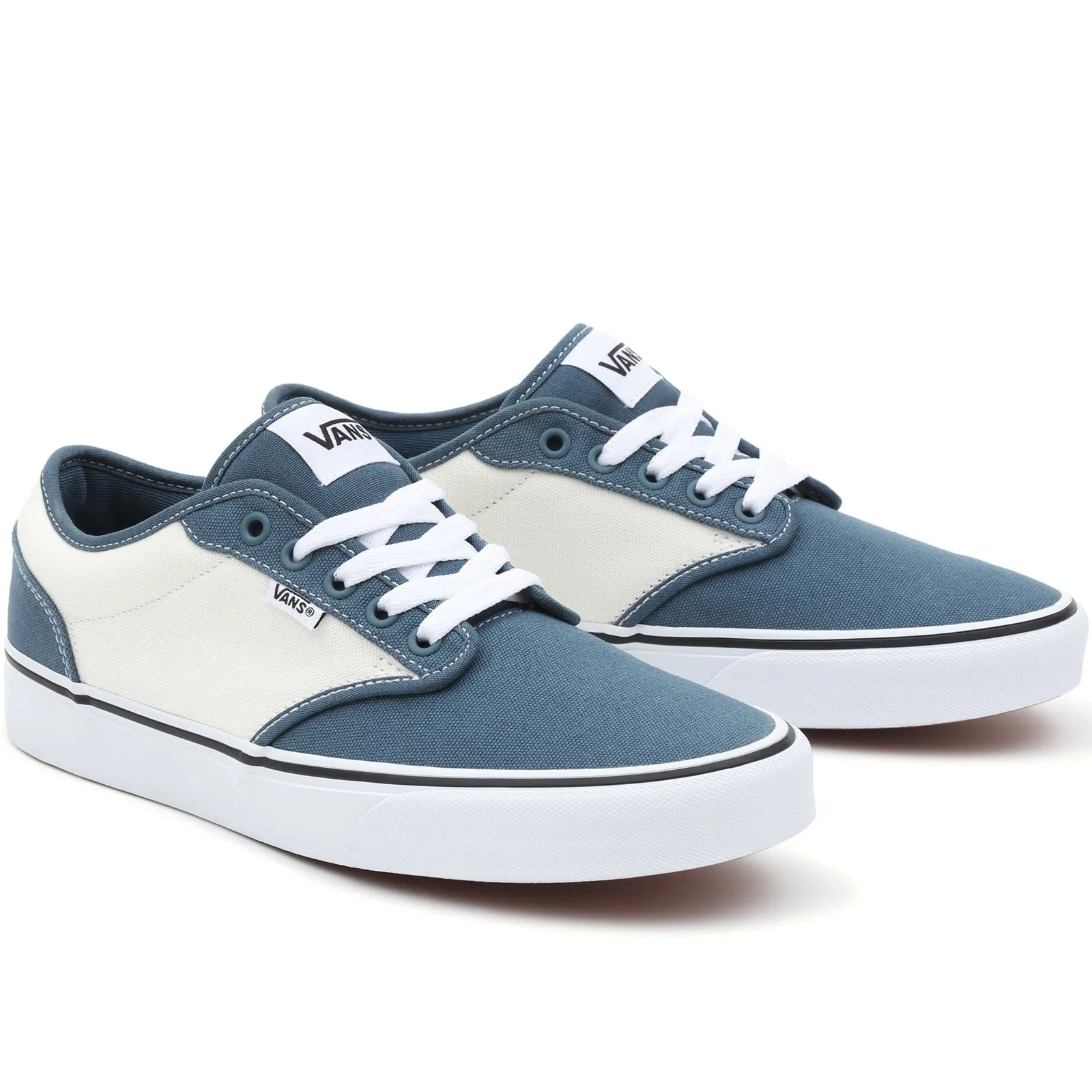 Vans Mens Atwood Low Rise Retro Canvas Trainers - Teal
