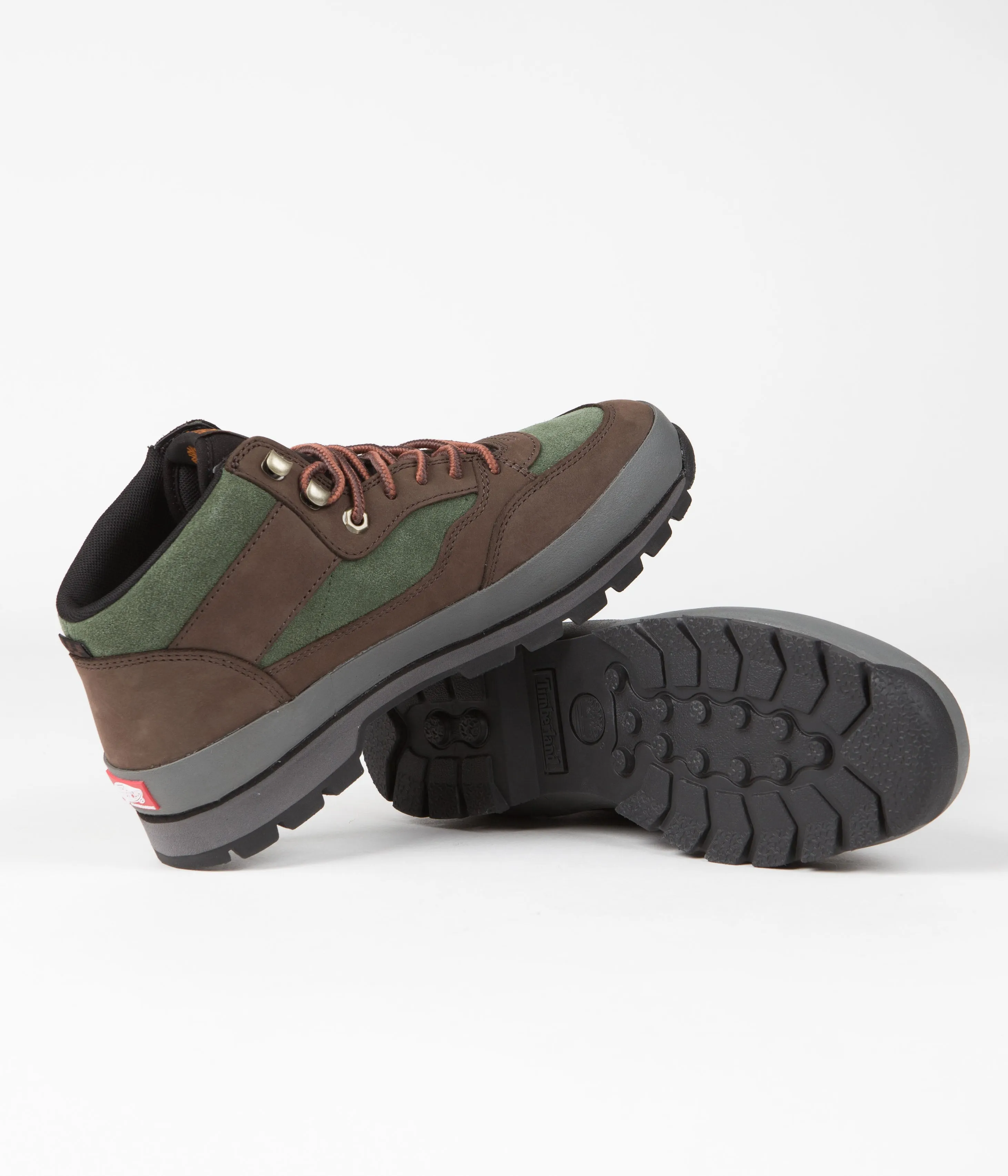 Vans x Timberland Half Cab Hiker Shoes - Green / Brown