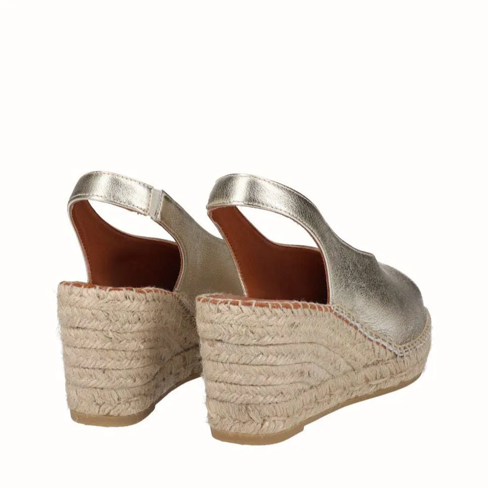 Viguera Sahara Gold Sling Back|2127GLD