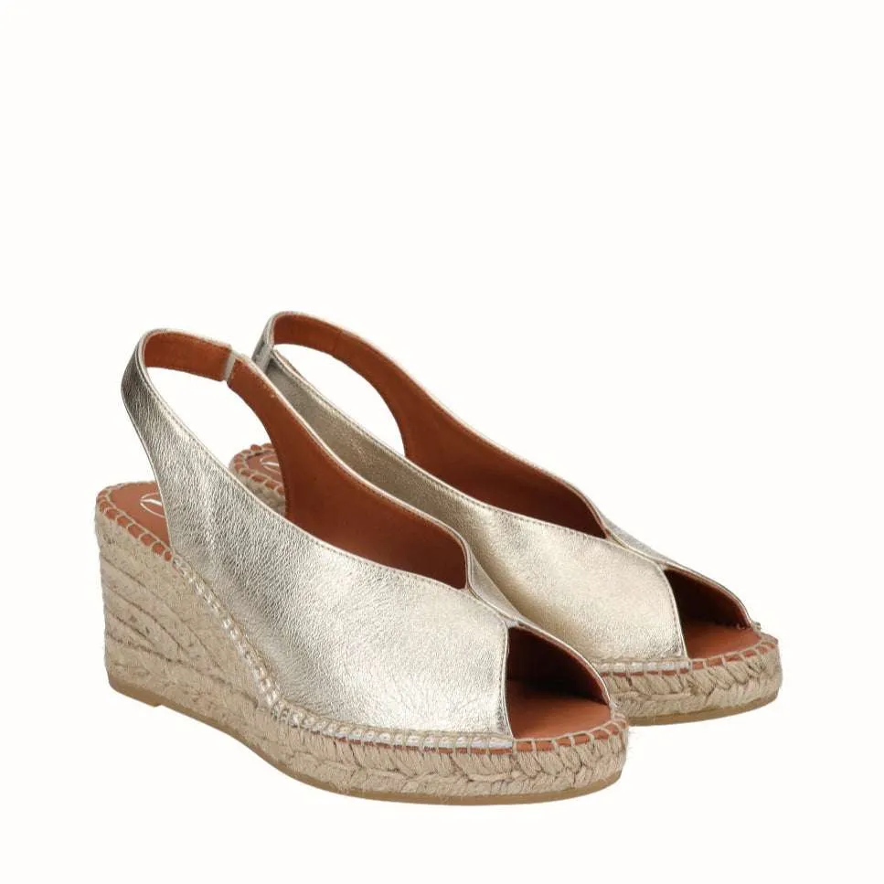 Viguera Sahara Gold Sling Back|2127GLD