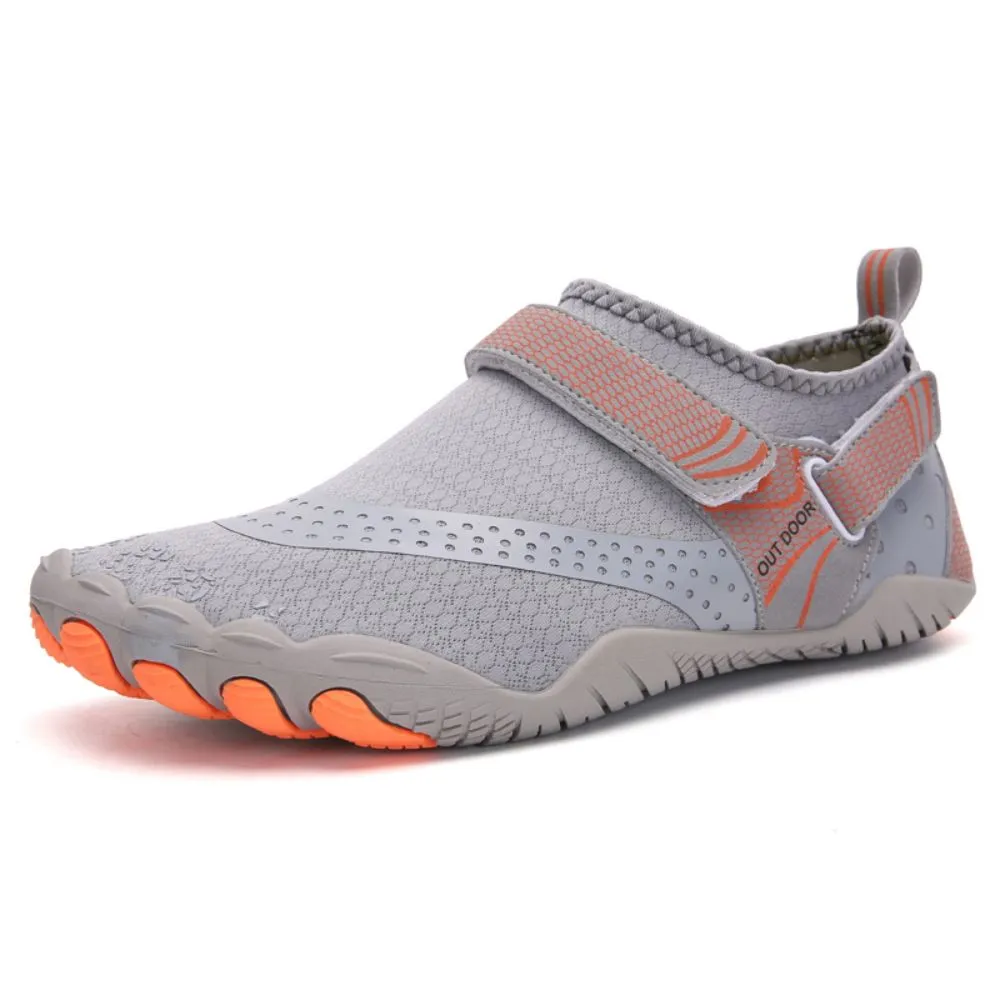 Water Shoes Men Women Barefoot Quick Dry Aqua Sports Shoes - Grey Size EU47 = US12