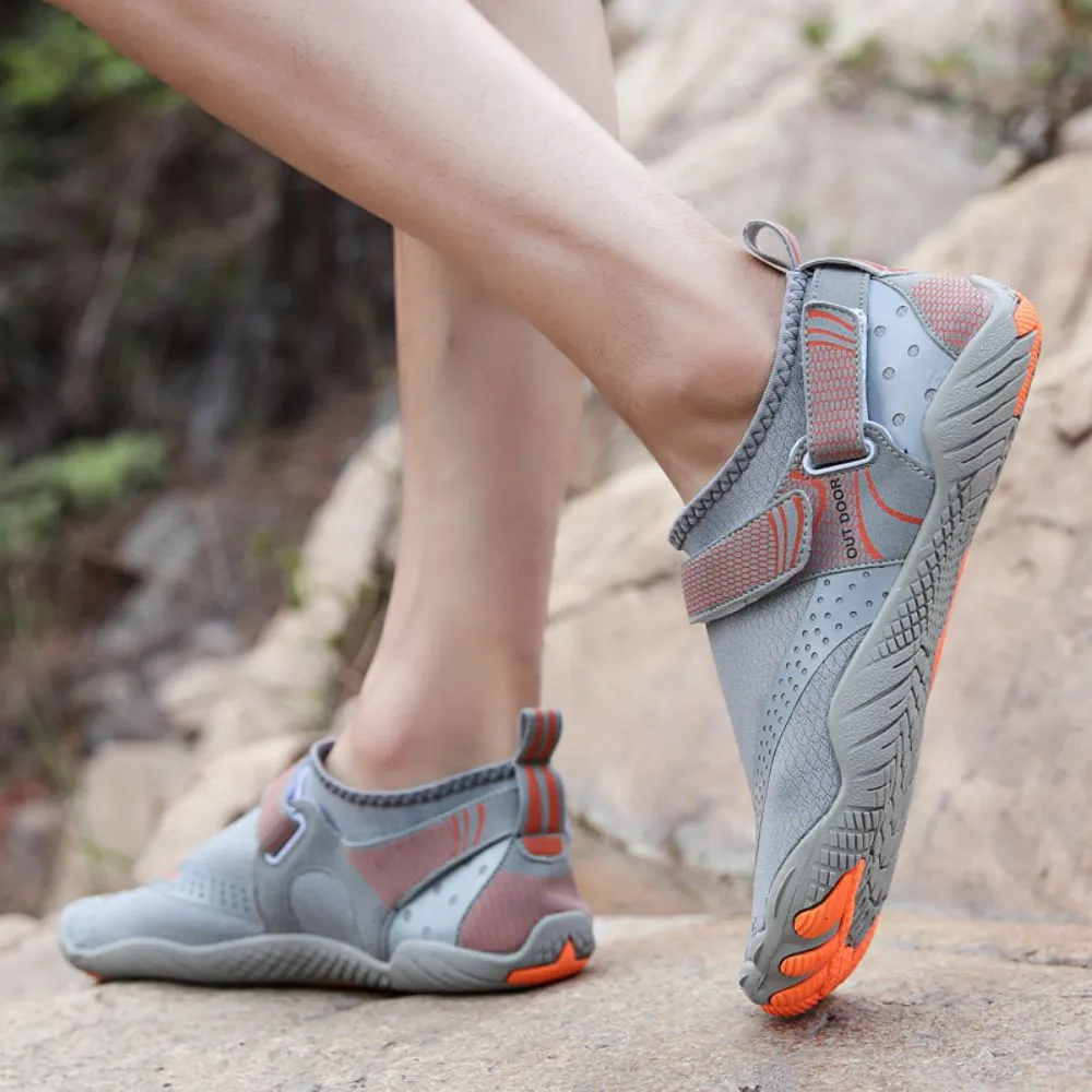 Water Shoes Men Women Barefoot Quick Dry Aqua Sports Shoes - Grey Size EU47 = US12