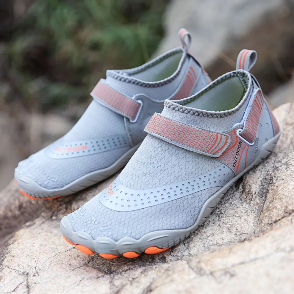 Water Shoes Men Women Barefoot Quick Dry Aqua Sports Shoes - Grey Size EU47 = US12
