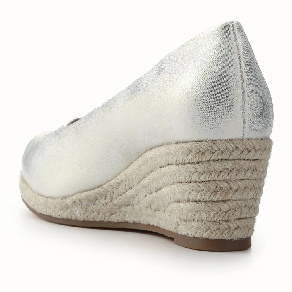 Wedged Memory Foam Espadrilles - WBINS41020 / 327 178