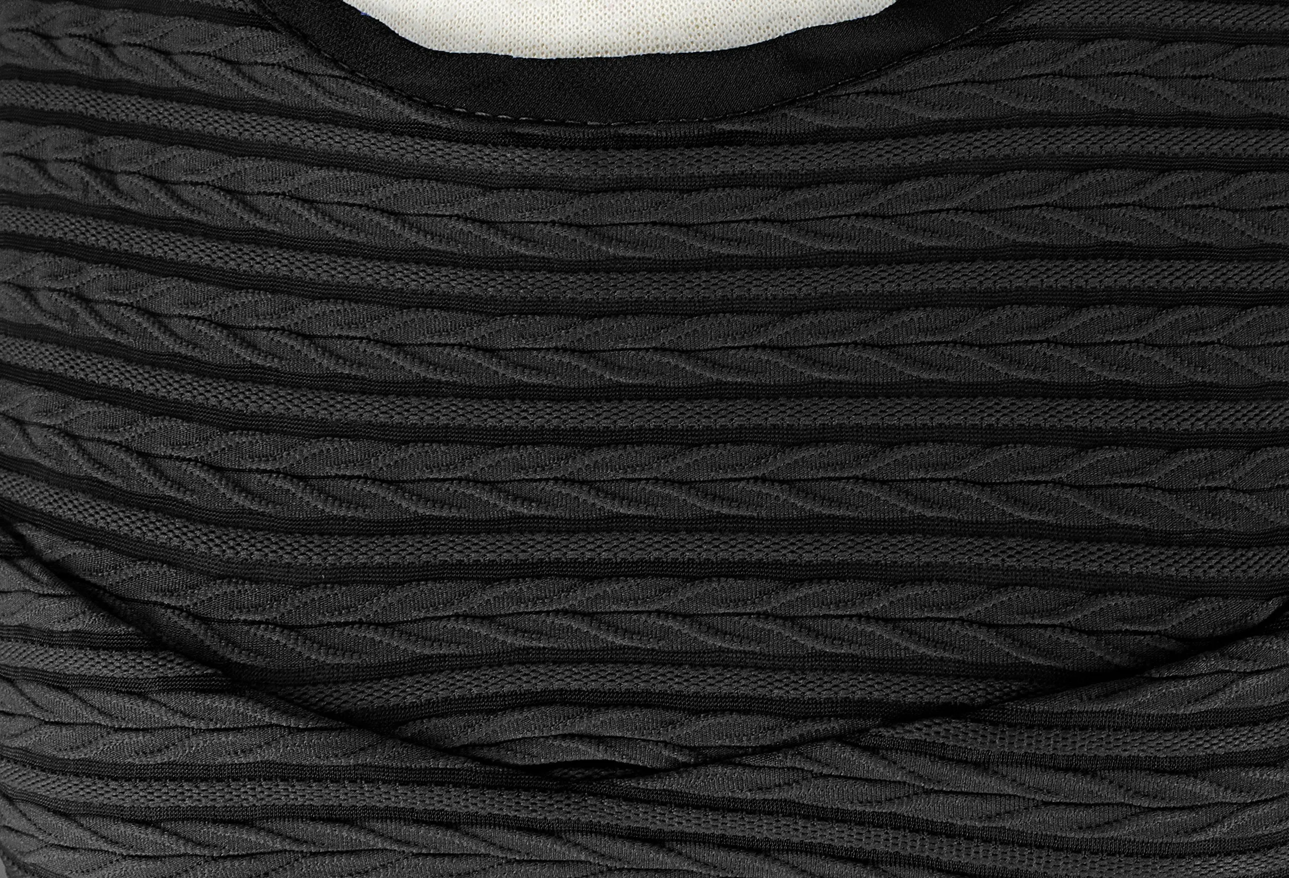 Womens Solid Color Chic Sleeveless Ribbed Skater Dress