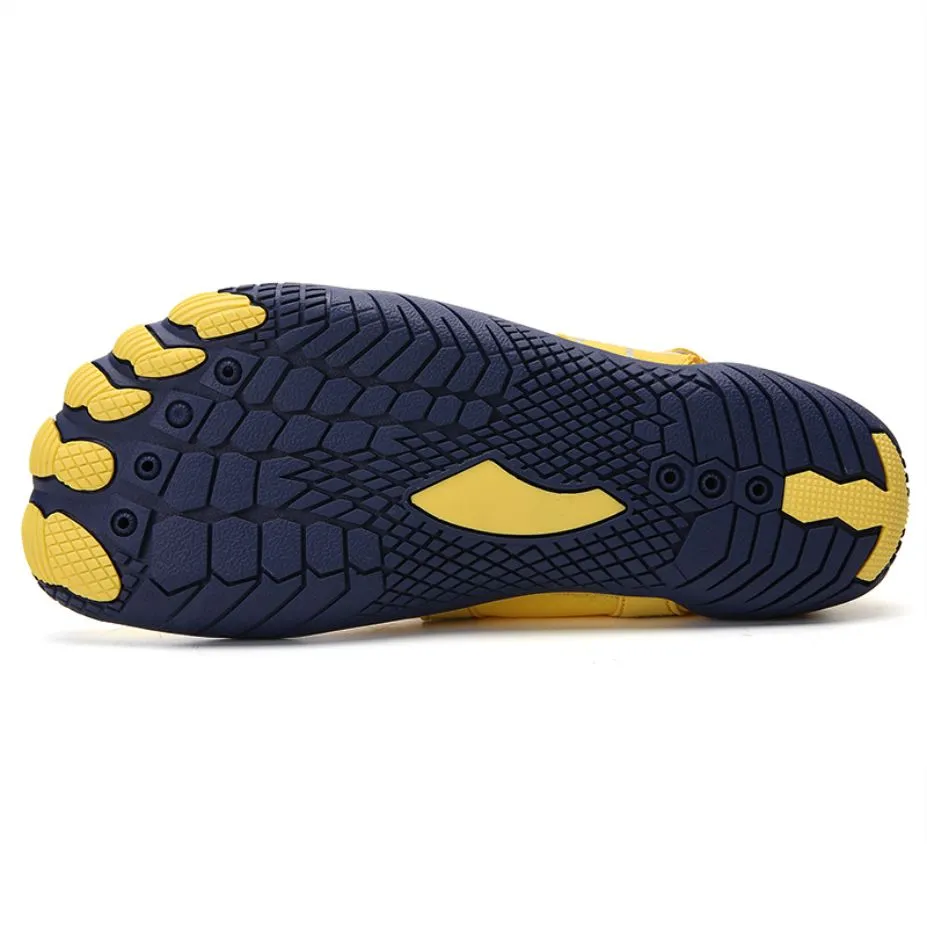 Women’s Water Shoes Barefoot Quick Dry Aqua Sports - Yellow Size EU37 = US4