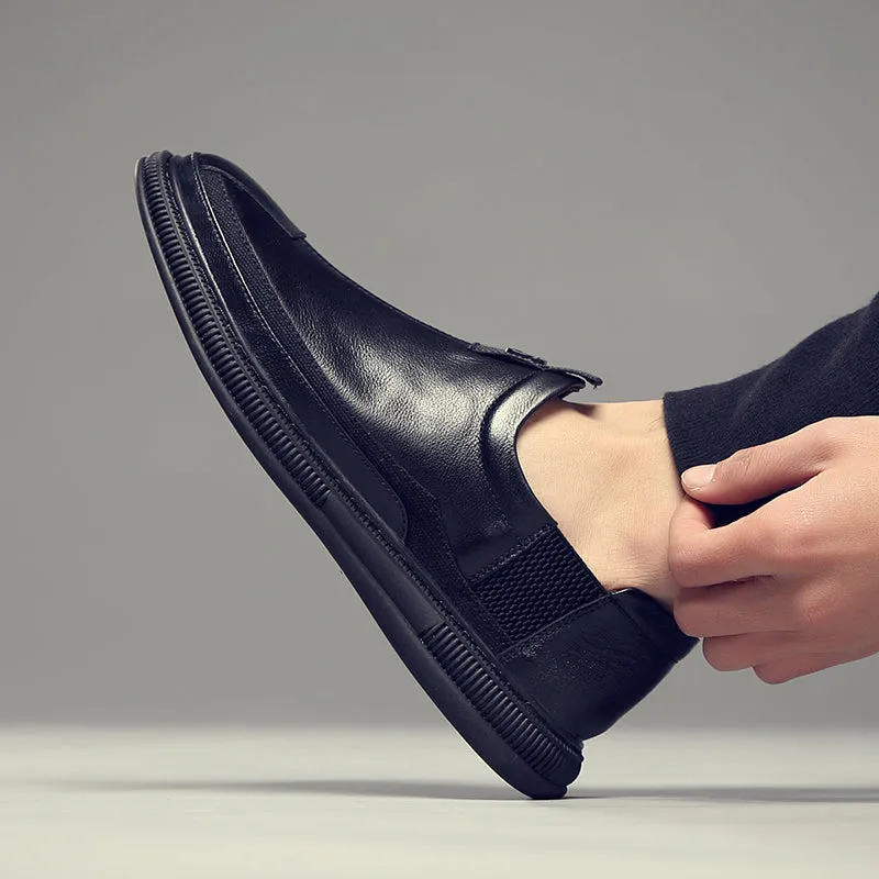 xiangtuibao Welt Stitching Outsole Mens Leisure Shoes Slip On Casual Shoes Sneakers For Man Comfortable shoe Flat Loafers Canvas