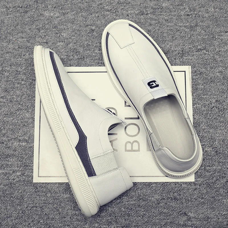 xiangtuibao Welt Stitching Outsole Mens Leisure Shoes Slip On Casual Shoes Sneakers For Man Comfortable shoe Flat Loafers Canvas