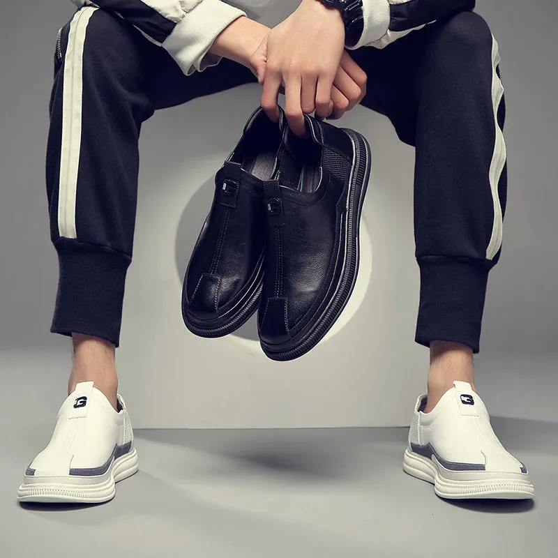 xiangtuibao Welt Stitching Outsole Mens Leisure Shoes Slip On Casual Shoes Sneakers For Man Comfortable shoe Flat Loafers Canvas