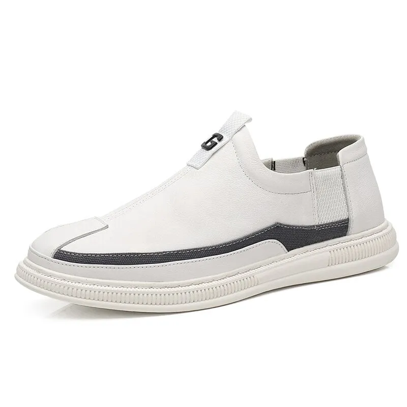 xiangtuibao Welt Stitching Outsole Mens Leisure Shoes Slip On Casual Shoes Sneakers For Man Comfortable shoe Flat Loafers Canvas
