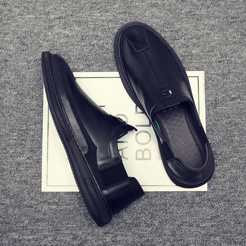 xiangtuibao Welt Stitching Outsole Mens Leisure Shoes Slip On Casual Shoes Sneakers For Man Comfortable shoe Flat Loafers Canvas