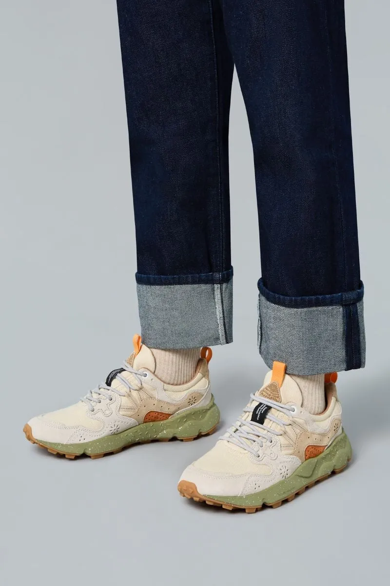 Yamano 3 Uni Cream and White Trainers