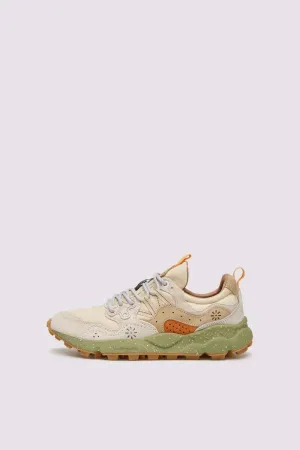 Yamano 3 Uni Cream and White Trainers